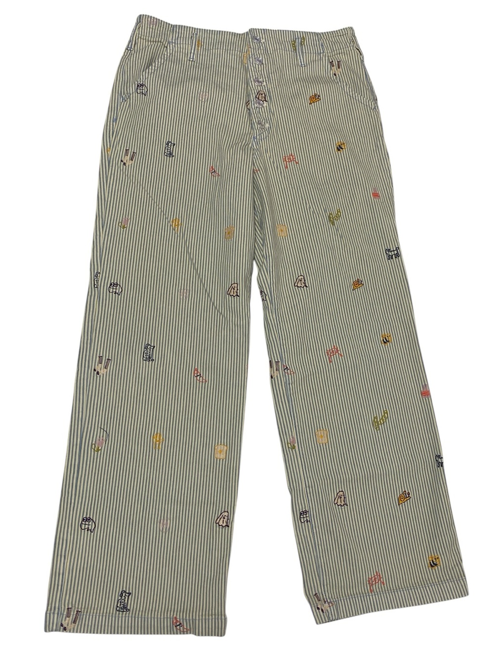 Pilcro Slouchy Pinstripe Chino Pants - Picture 2 of 16